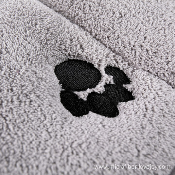 Coral Fleece High Density Microfiber Pet Dog Towel